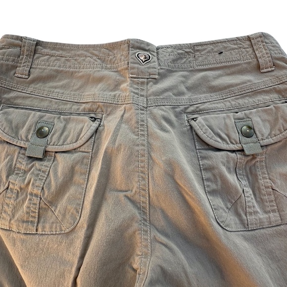 KUHL Women Splash Roll-Up Pants Cargo Hiking Gorpcore Outdoor Cabin Khaki Tan 10 - Picture 9 of 15